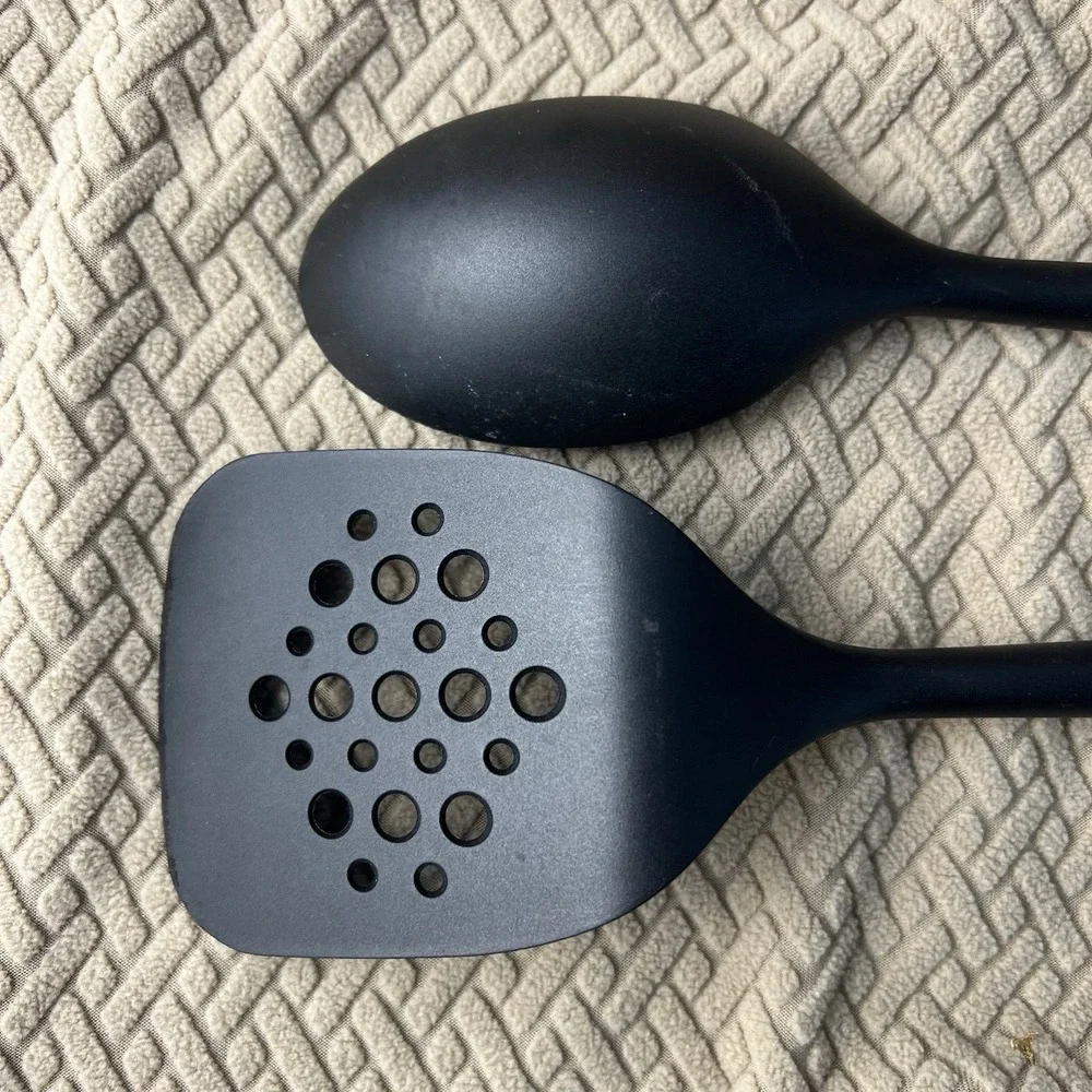 New Cuisinart FusionPro Line‎ Slotted Spoon And Spatula 2 pcs Set Kitchenware